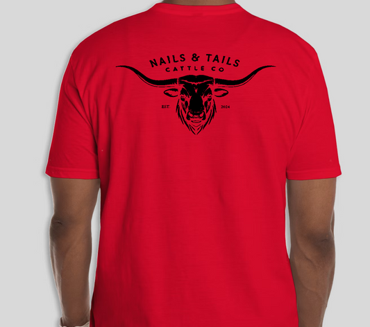 Nails & Tails Cattle Company Red